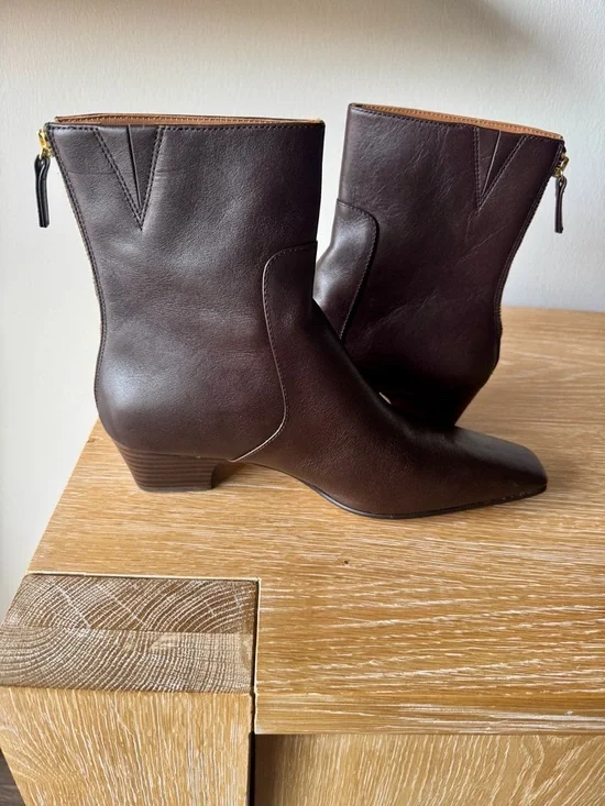 NWT! MADEWELL Women’s The Lexie Ankle Boot Turkish Coffee Leather Size 9 no box! - Picture 11 of 16